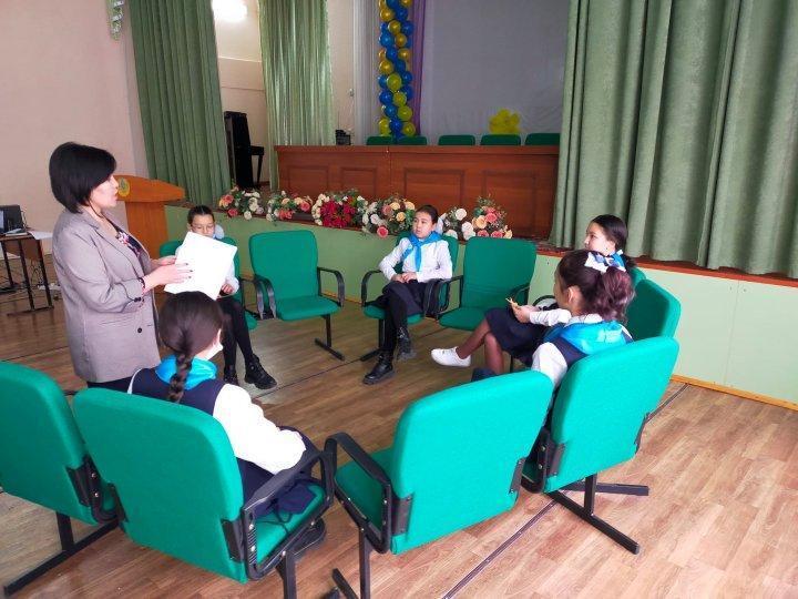 Жас Ұландар ұйым белсенділерімен жұмыс жоспары бойынша талқылау жүргізілді