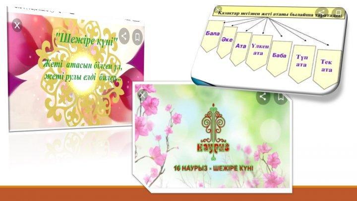 16 наурыз – Шежіре күні.