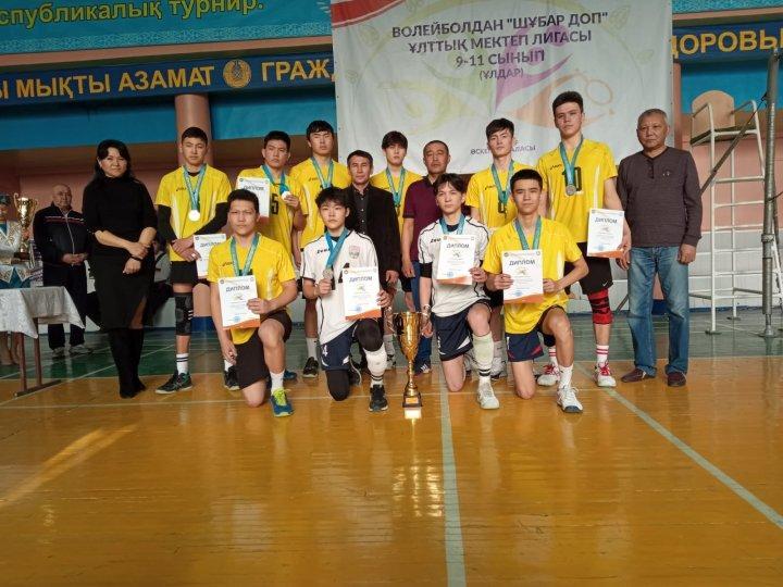 "Шұбар доп" ұлттық мектеп лигасының жеңімпаздарын құттықтаймыз!