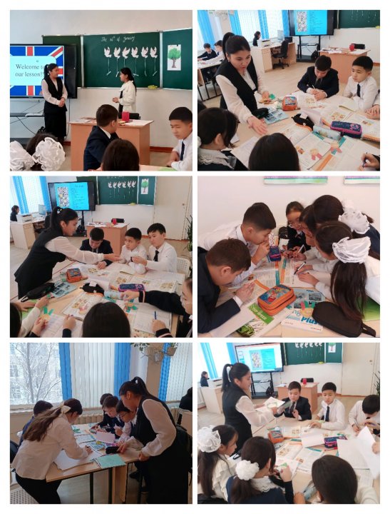 "Food and drink" тақырыбында ашық сабақ өтті.